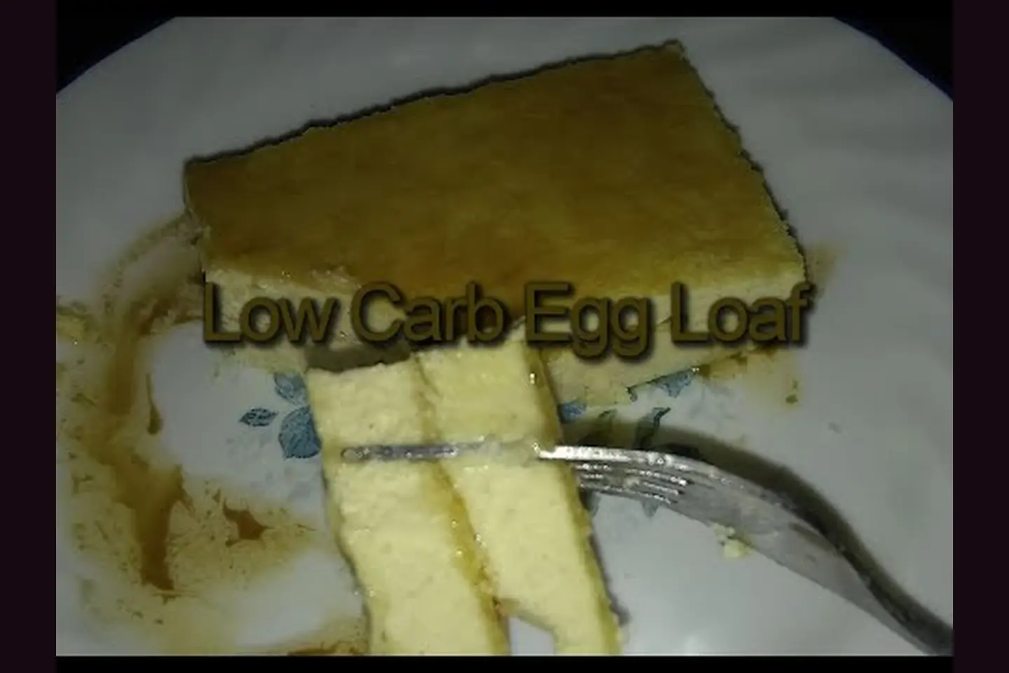 Original LCHF Diva egg loaf